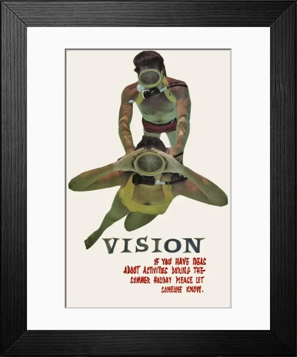 Framed Print : Poster, summer holiday activities Framed Print : Poster, summer holiday activities