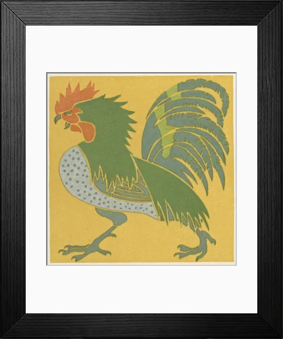 Framed Print : Cockerel design Framed Print : Cockerel design