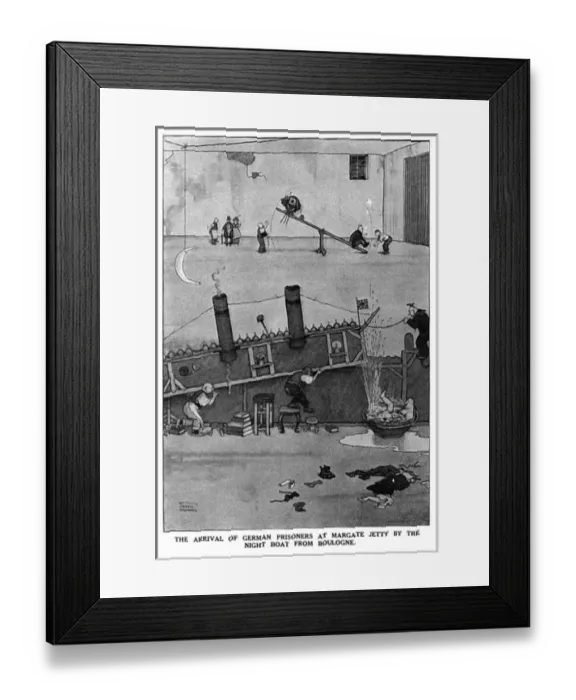 Framed Print : The Fine Art of Making a War-Film by Heath Robinson, WW1 Framed Print : The Fine Art of Making a War-Film by Heath Robinson, WW1