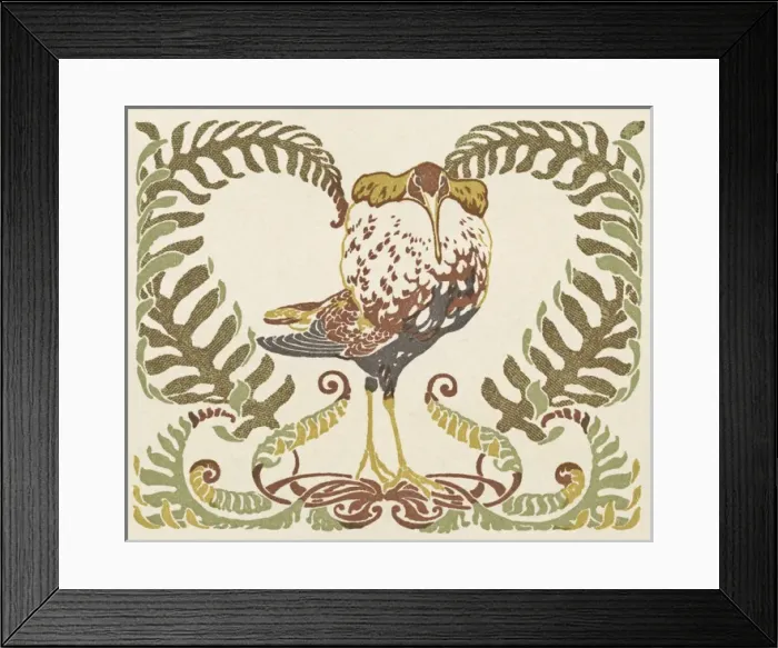 Framed Print : Bird in a clump of ferns Framed Print : Bird in a clump of ferns