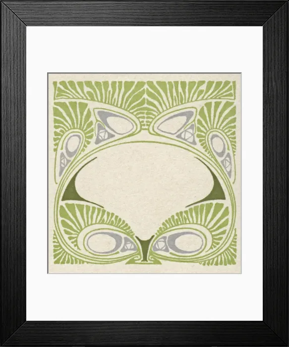 Framed Print : Art nouveau abstract design Framed Print : Art nouveau abstract design