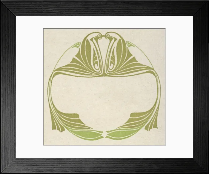 Framed Print : Art nouveau abstract design Framed Print : Art nouveau abstract design