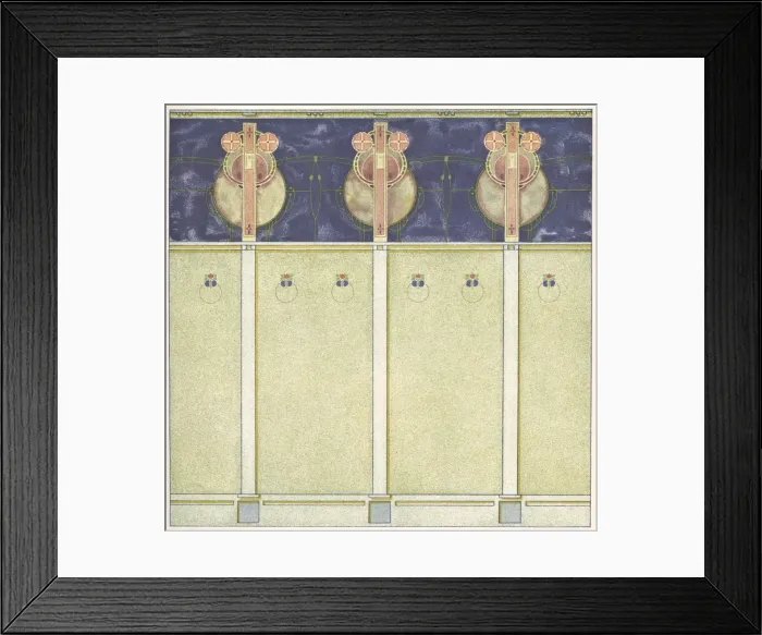 Framed Print : Art nouveau abstract design Framed Print : Art nouveau abstract design