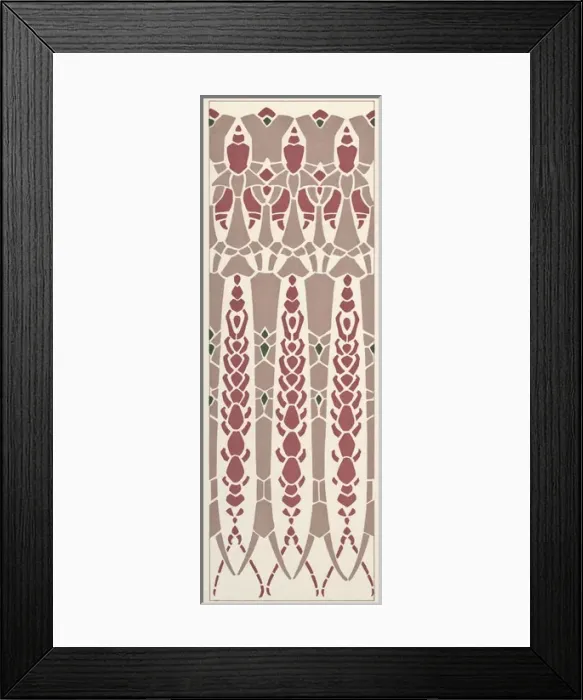 Framed Print : Art nouveau abstract design Framed Print : Art nouveau abstract design