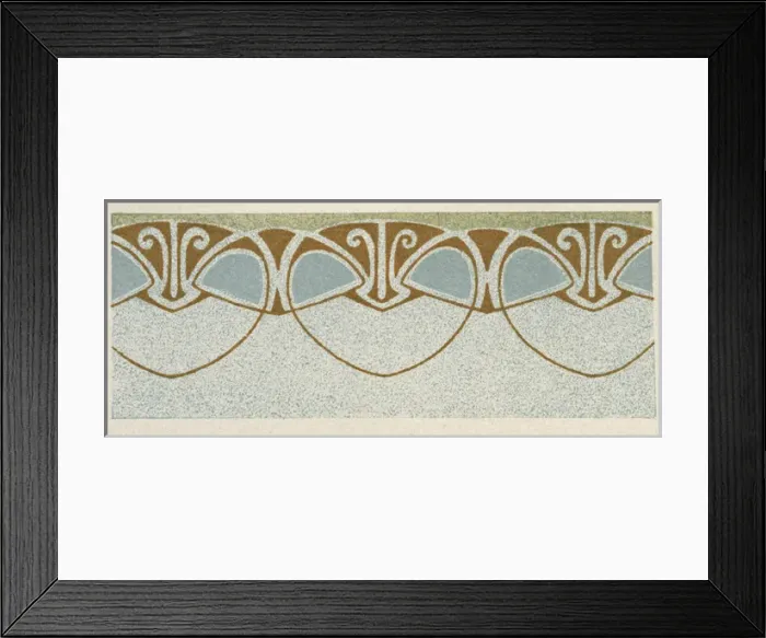 Framed Print : Art nouveau abstract design Framed Print : Art nouveau abstract design