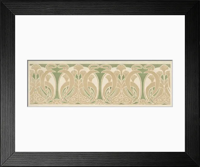 Framed Print : Art nouveau abstract design Framed Print : Art nouveau abstract design