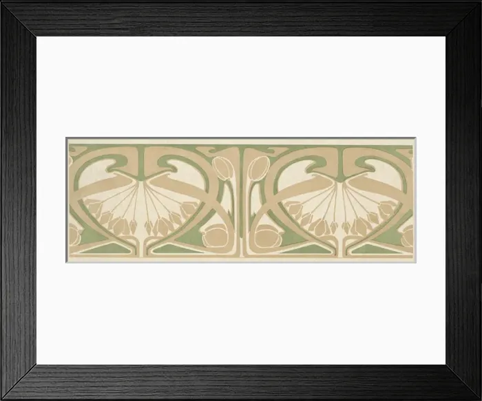 Framed Print : Art nouveau abstract design Framed Print : Art nouveau abstract design