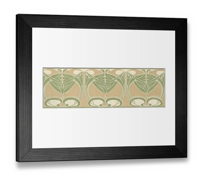 Framed Print : Art nouveau abstract design Framed Print : Art nouveau abstract design