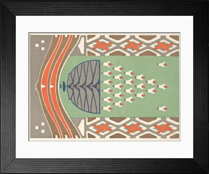Framed Print : Geometrical abstract design Framed Print : Geometrical abstract design