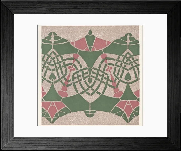 Framed Print : Art nouveau abstract design Framed Print : Art nouveau abstract design
