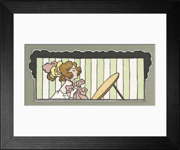 Framed Print : Art nouveau Georgian style design Framed Print : Art nouveau Georgian style design
