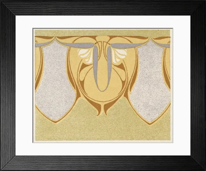 Framed Print : Art nouveau abstract design Framed Print : Art nouveau abstract design