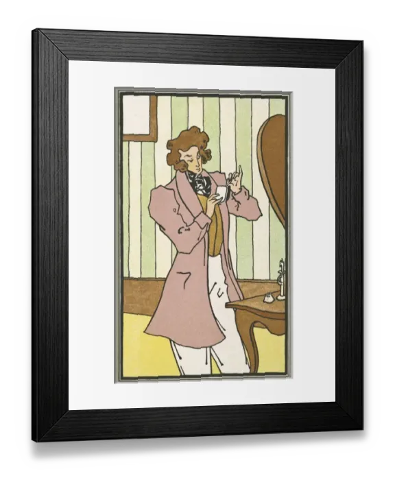 Framed Print : Art nouveau Georgian style design Framed Print : Art nouveau Georgian style design
