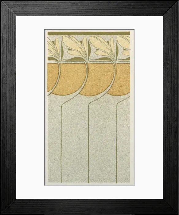 Framed Print : Art nouveau abstract design Framed Print : Art nouveau abstract design