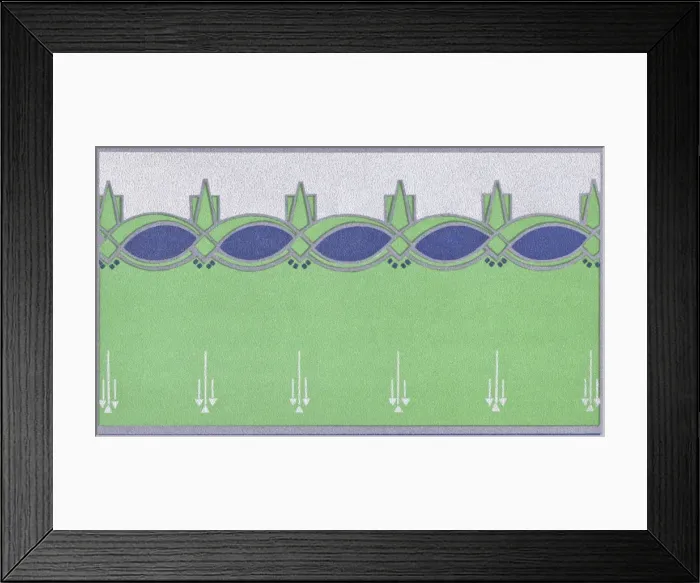 Framed Print : Art nouveau abstract design Framed Print : Art nouveau abstract design