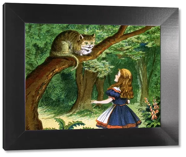 Alice in Wonderland, Alice and Cheshire Cat