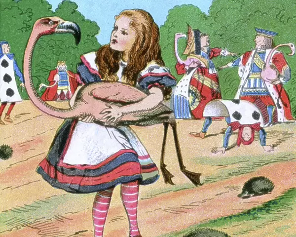 Alice in Wonderland, Alice at the croquet game