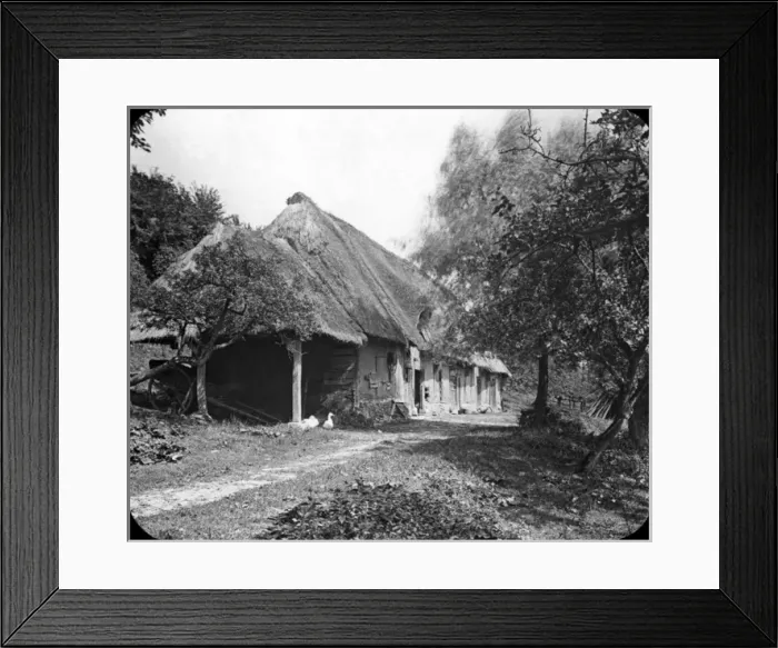 Framed Print : Farmstead at Pont Audemer, Normandy, France Framed Print : Farmstead at Pont Audemer, Normandy, France