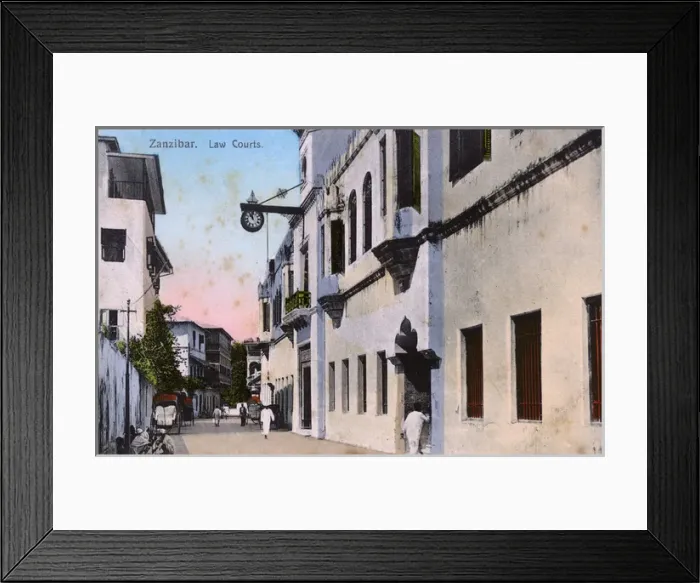 Framed Print : Law Courts in Zanzibar, Tanzania Framed Print : Law Courts in Zanzibar, Tanzania