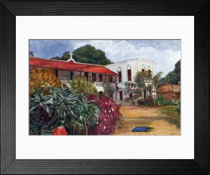 Framed Print : Missionary home for boys, Zanzibar, Tanzania Framed Print : Missionary home for boys, Zanzibar, Tanzania