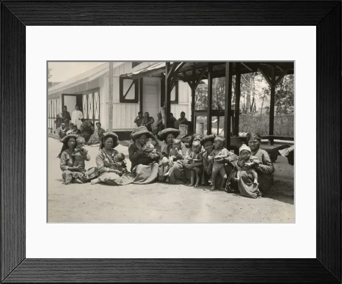 Framed Print : Batak mothers and babies of Sumatra, Indonesia Framed Print : Batak mothers and babies of Sumatra, Indonesia