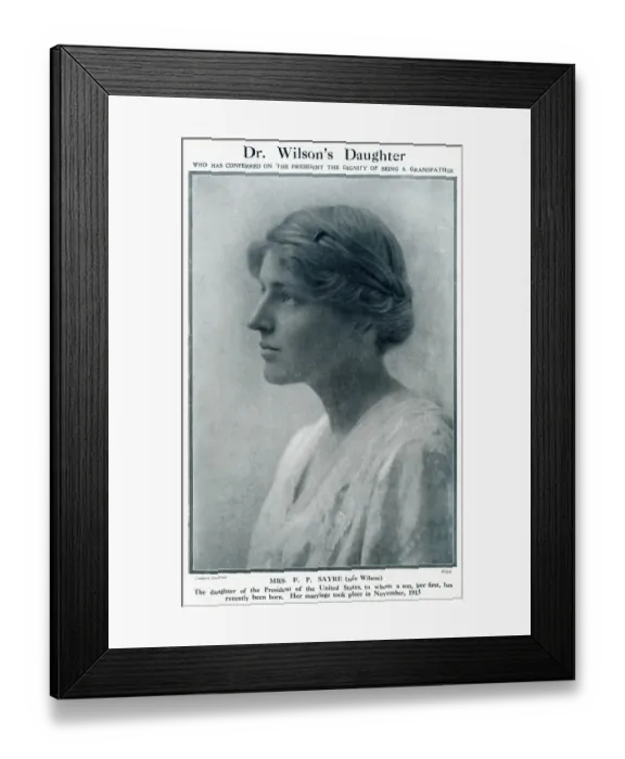 Framed Print : Jessie Woodrow Wilson, 1915 Framed Print : Jessie Woodrow Wilson, 1915