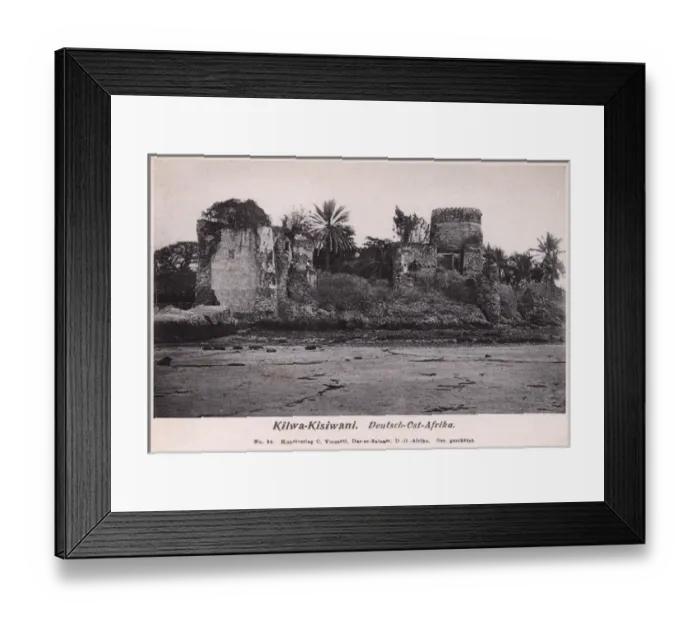 Framed Print : Omani fortress, Kilwa Kisinani Island, East Africa Framed Print : Omani fortress, Kilwa Kisinani Island, East Africa