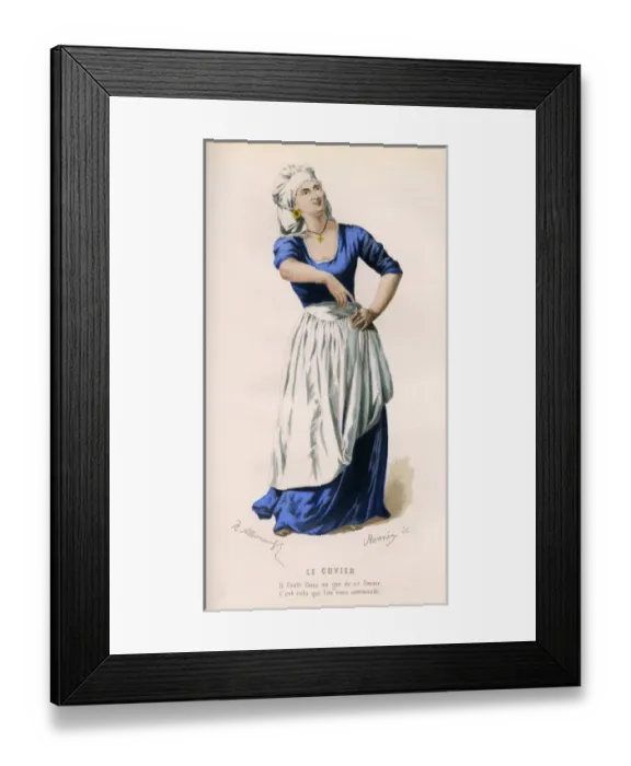 Framed Print : French Theatre -- Farce Du Cuvier Framed Print : French Theatre -- Farce Du Cuvier