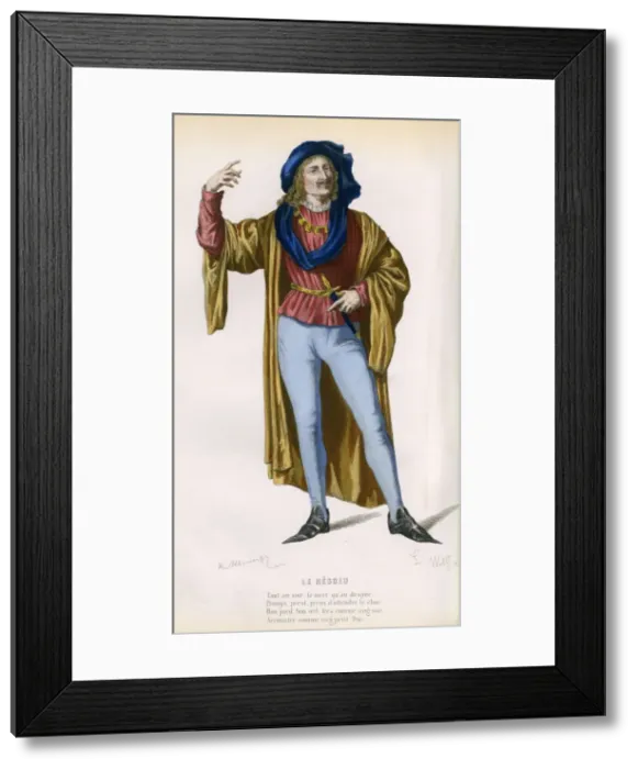Framed Print : French Theatre -- Le Monologue du Resolu Framed Print : French Theatre -- Le Monologue du Resolu