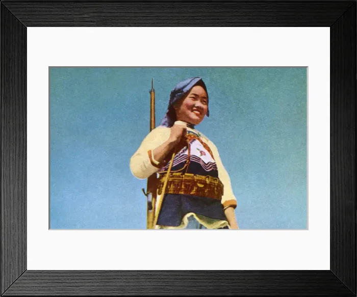 Framed Print : Yi woman of China Framed Print : Yi woman of China