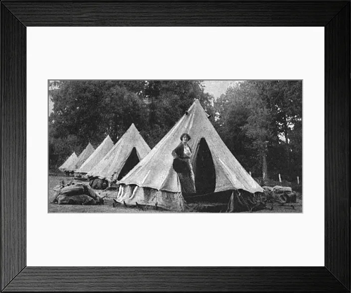 Framed Print : Concerts at the Front: A Green Room in a camp Framed Print : Concerts at the Front: A Green Room in a camp