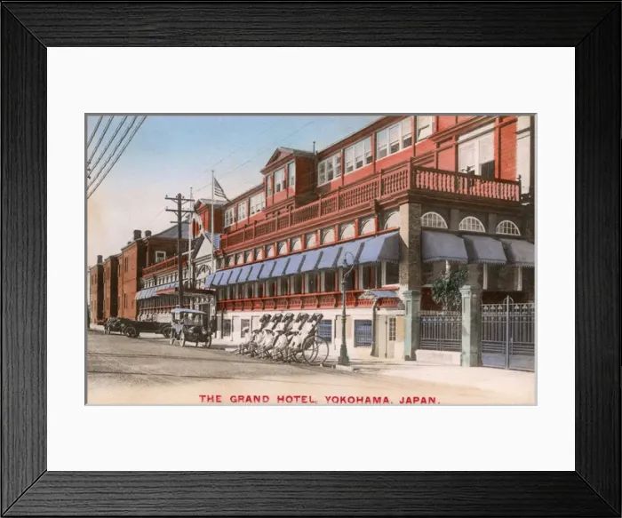 Framed Print : Grand Hotel, Yokohama, Japan Framed Print : Grand Hotel, Yokohama, Japan