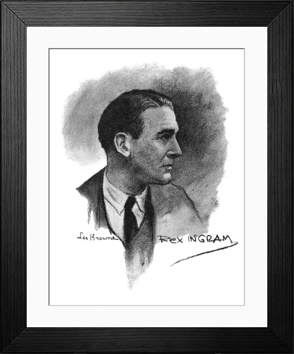 Framed Print : Rex Ingram, director, producer, writer and actor Framed Print : Rex Ingram, director, producer, writer and actor