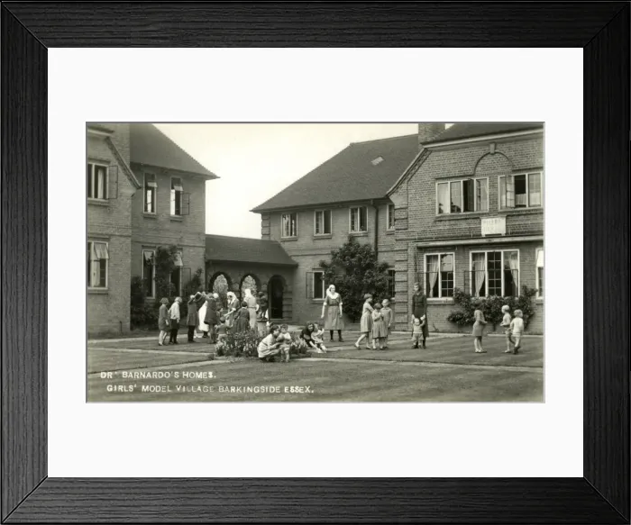 Framed Print : Barnardos Girls Village Home, Barkingside - Cherry Court Framed Print : Barnardos Girls Village Home, Barkingside - Cherry Court