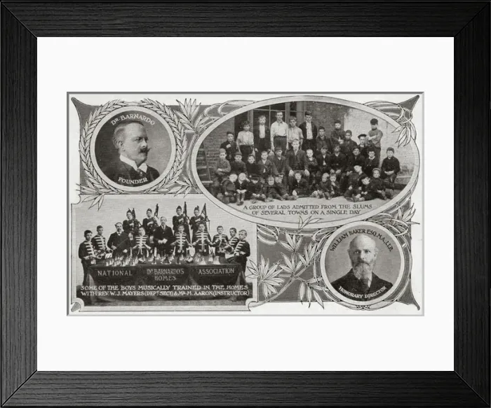 Framed Print : Barnardos composite images Framed Print : Barnardos composite images