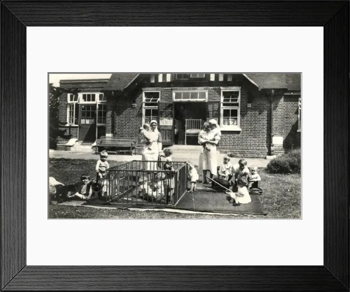 Framed Print : National Childrens Home (NCH), Alverstoke - Toddlers Framed Print : National Childrens Home (NCH), Alverstoke - Toddlers