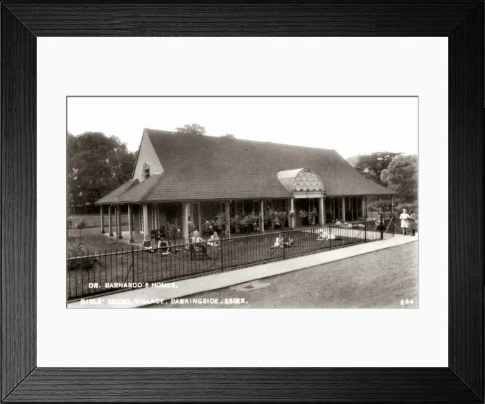 Framed Print : Barnardos Girls Village Home, Barkingside - Library Framed Print : Barnardos Girls Village Home, Barkingside - Library