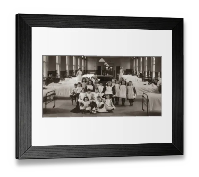 Framed Print : Barnardos Girls Village Home, Barkingside - Scarlet Fever Framed Print : Barnardos Girls Village Home, Barkingside - Scarlet Fever