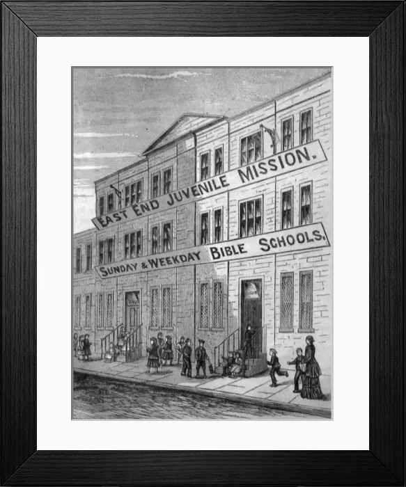 Framed Print : Barnardos Copperfield Road Ragged Schools, Mile End Framed Print : Barnardos Copperfield Road Ragged Schools, Mile End