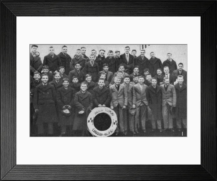 Framed Print : Barnardos Emigrants to Canada Framed Print : Barnardos Emigrants to Canada