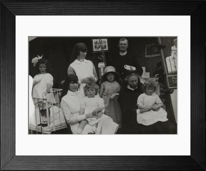 Framed Print : Barnardos Group, location unknown Framed Print : Barnardos Group, location unknown