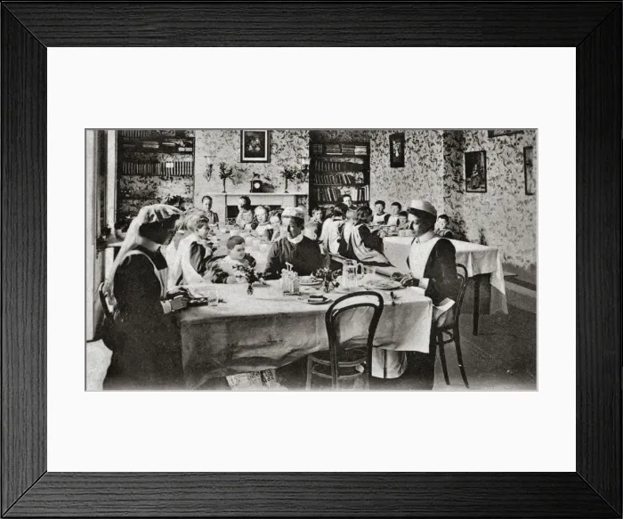 Framed Print : Bristol Diocesan Home, Longwell Green, Bristol Dinner Time Framed Print : Bristol Diocesan Home, Longwell Green, Bristol Dinner Time