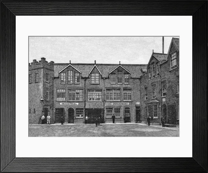 Framed Print : National Childrens Home, Bethnal Green - Industrial Departm Framed Print : National Childrens Home, Bethnal Green - Industrial Departm