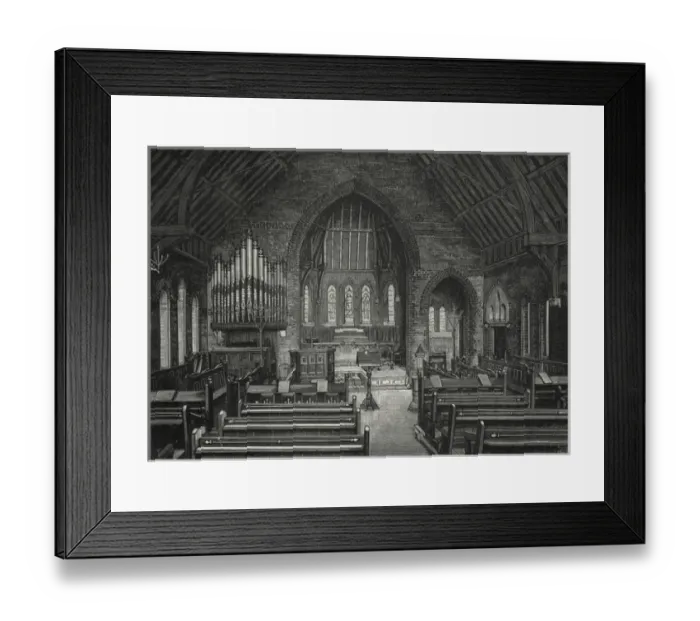 Framed Print : National Childrens Home (NCH), Bethnal Green - Chapel inter Framed Print : National Childrens Home (NCH), Bethnal Green - Chapel inter