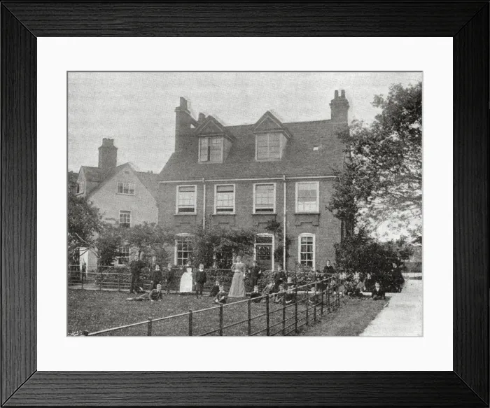 Framed Print : Princess Alice Orphanage, Sutton Coldfield - Marsh Memorial Framed Print : Princess Alice Orphanage, Sutton Coldfield - Marsh Memorial