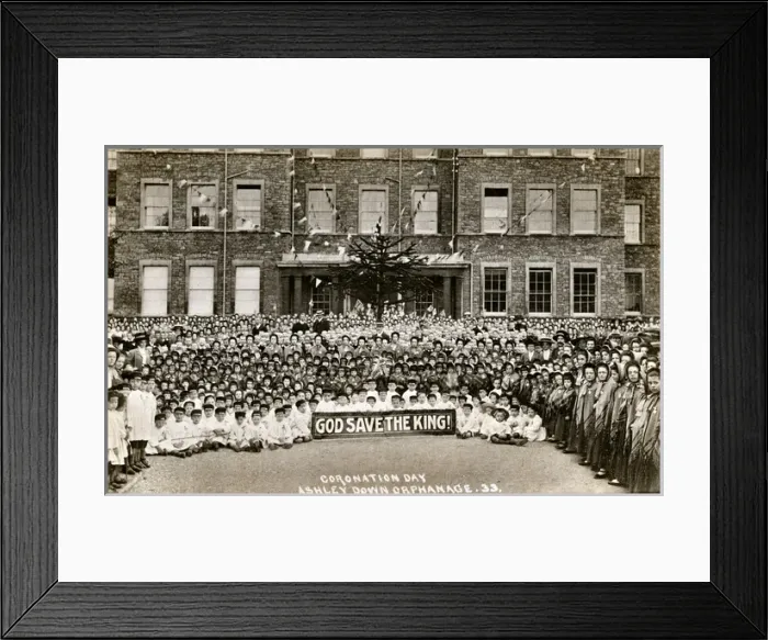 Framed Print : Mullers New Orphan Houses, Bristol - Coronation Day Framed Print : Mullers New Orphan Houses, Bristol - Coronation Day