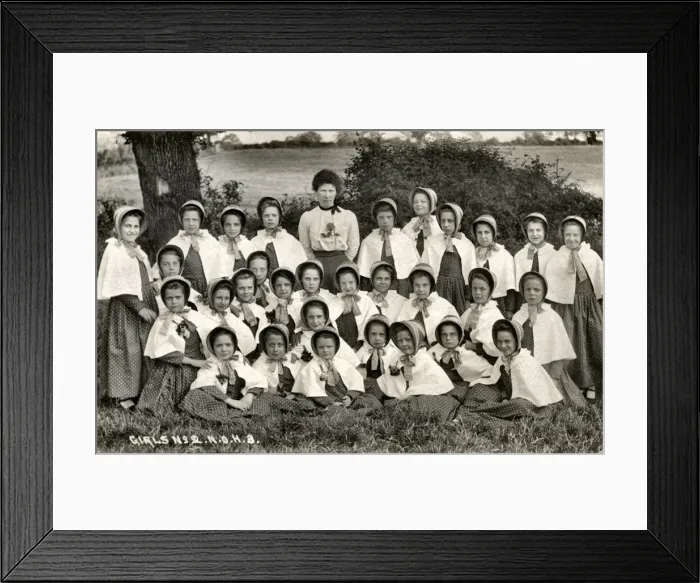 Framed Print : Mullers New Orphan Houses, Bristol - Girls Group Framed Print : Mullers New Orphan Houses, Bristol - Girls Group