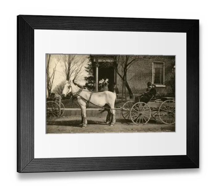 Framed Print : National Childrens Home (NCH), Canada - Off to his first s Framed Print : National Childrens Home (NCH), Canada - Off to his first s
