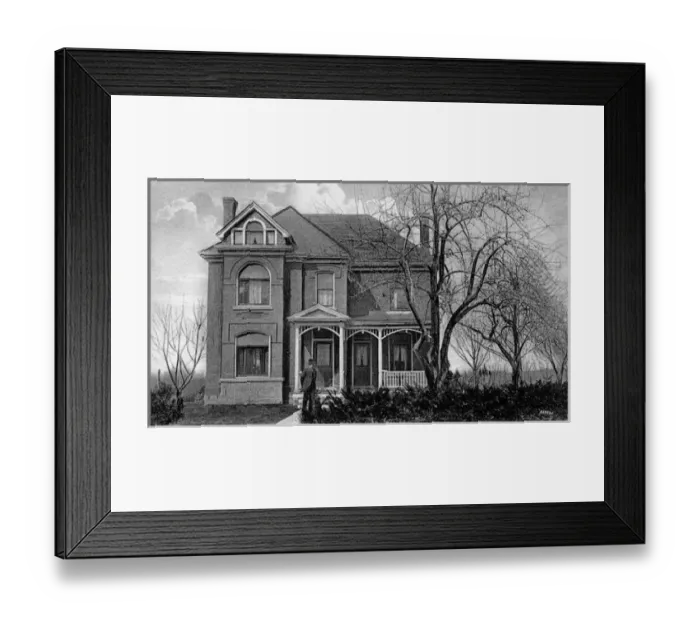 Framed Print : National Childrens Home (NCH), Canada - An old boys house Framed Print : National Childrens Home (NCH), Canada - An old boys house