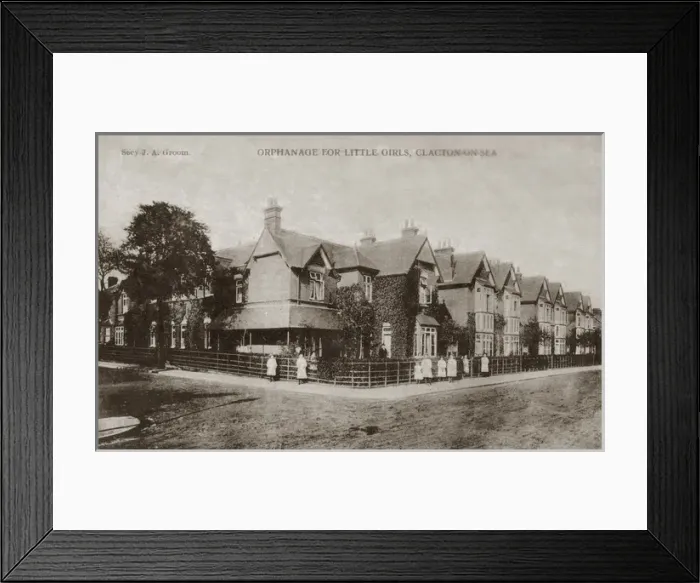 Framed Print : Grooms Orphanage, Clacton - Row of Houses Framed Print : Grooms Orphanage, Clacton - Row of Houses
